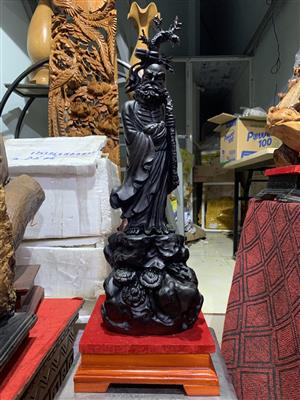Tượng Đạt Ma Sư Tổ Gỗ Mun Sừng Khánh Hòa, Tượng Đạt Ma Giao Hóa Gỗ Mun Sừng Liền Khối