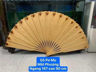 Quạt Gỗ Phong Thủy, Quạt Gỗ Pơ Mu Giá Rẻ