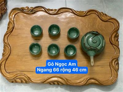Khay Trà Gỗ Ngọc Am Giá Rẻ Tại Hà Nội, Khay Trà Gỗ Ngọc Am Siêu To Nhưng Giá Rẻ