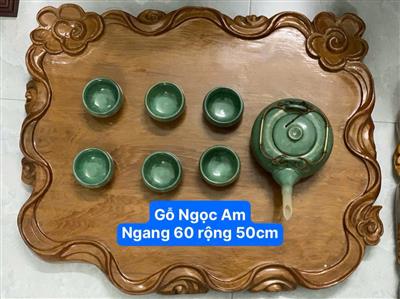 Khay Trà Gỗ Ngọc Am Giá Rẻ Tại Hà Nội, Khay Trà Gỗ Ngọc Am Siêu To Nhưng Giá Rẻ