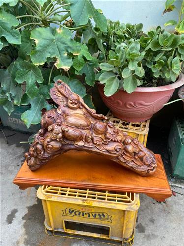 Các Bước Làm Từ Một Khúc Gỗ Thành Một Tác Phẩm Tượng Phật Di Lặc Ngũ Phúc Từ Chất Liệu Gỗ Sưa Quý Hiếm