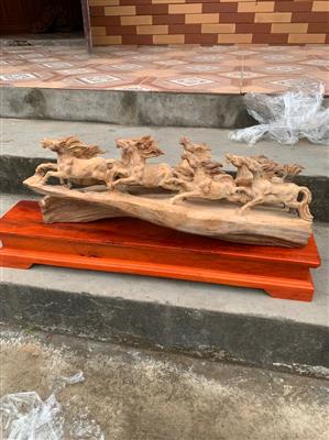 Bát Mã Gỗ Ngọc Am Hà Giang Liền Khối Thơm Nức