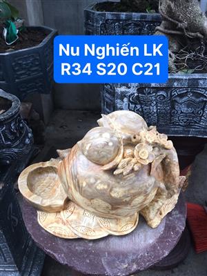 Gạt Tàn Thuốc Lá Độc Lạ, Gạt Tàn Gỗ Nu Nghiến Nguyên Khối