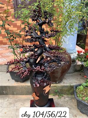 Bình Mai Lan Gỗ Trắc, Bình Hoa Mai Gỗ Trắc