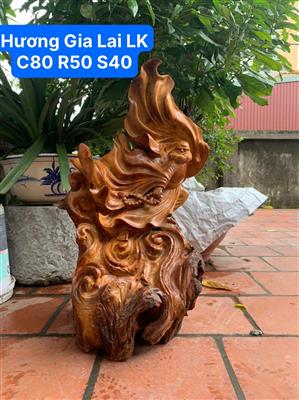 Tượng Đạt Ma Sư Tổ Thế Quyền Gỗ Hương Liền Nguyên Khối