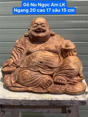 Tượng Di Lặc Gỗ Nu Ngọc Am, Tượng Di Lặc Để Ô Tô
