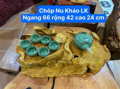 Khay Trà Gỗ Nu Kháo Giá Rẻ, Khay Trà Cá Chép, Khay Trà Độc Lạ