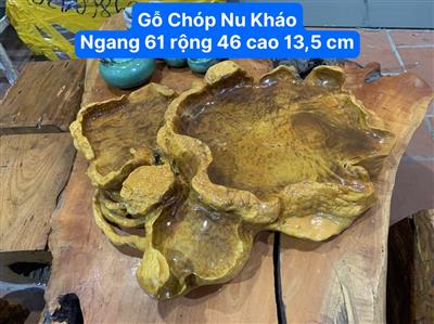 Khay Trà Gỗ Nu Kháo Giá Rẻ, Khay Trà Độc Lạ, Khay Trà Lá Sen Gỗ Nu Kháo