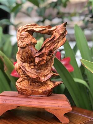 Tượng Đạt Ma Sư Tổ Gỗ Sưa Bắc Liền Khối, Tượng Đạt Ma Múa Võ