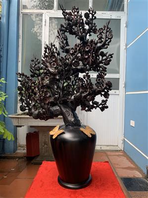 Bình Mai Phú Quý Gỗ Trắc, Bình Hoa Mai Phú Quý Gỗ Trắc Việt