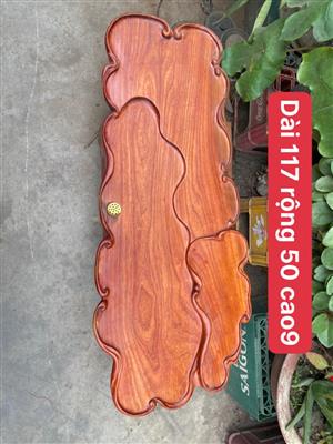 Khay Trà Gỗ Hương Nguyên Tấm